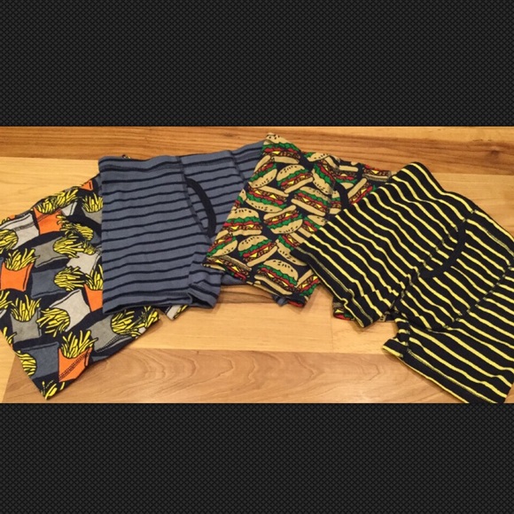 Plaid Set Of 4 Boxer Briefs Underwear 10-11 Gap Kids Boys Large Nwt